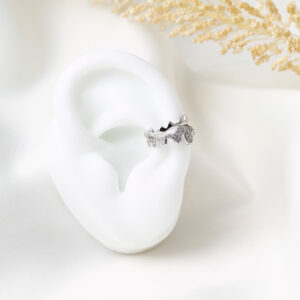 EARCUFF C/ PIEDRAS EN BAÑO DE RODINADO