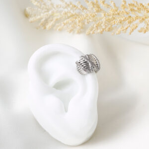 EARCUFF C/ PIEDRAS EN BAÑO DE RODINADO