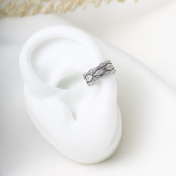 EARCUFF BRAZALETE EN BAÑO DE RODINADO