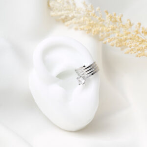 EARCUFF  PIEDRAS EN BAÑO DE RODINADO