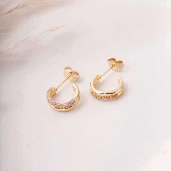 TOPO  PIEDRAS EN BAÑO DE ORO