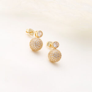 TOPO C/ PIEDRAS EN BAÑO DE ORO