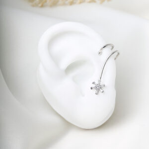 EARCUFF C/ PIEDRAS EN BAÑO DE RODINADO