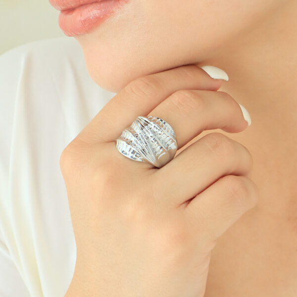 ANILLO . BRAZALETE EN BAÑO DE RODINADO