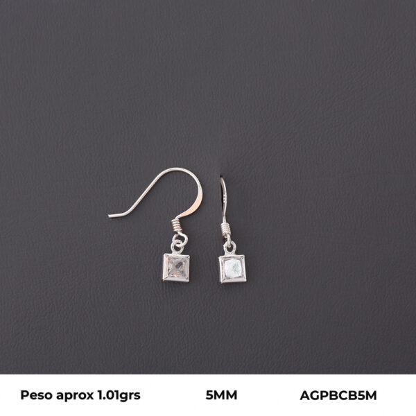 ARETE GANCHO PESCADOR EN PLATA LEY 925