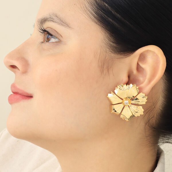 ARETE TOPO C/ CIRCON EN BRONCE