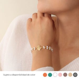 PULSERA . DIJES EN BAÑO DE ORO ENSAMBLADO