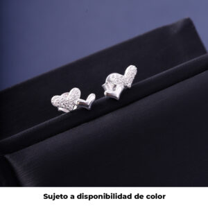 TOPO FIGURAS MICROCIRCON EN PLATA LEY 925