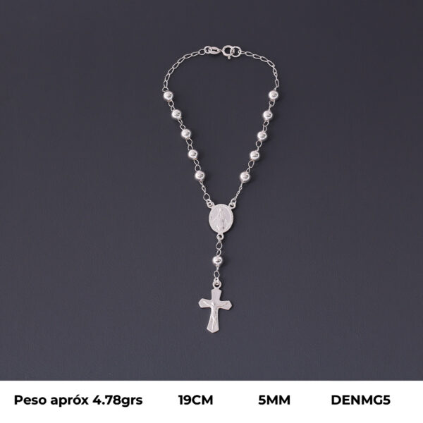 DENARIO . MILAGROSA EN PLATA LEY 925