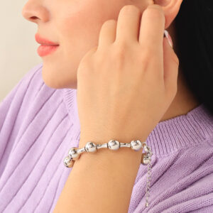 PULSERA .  BALINES EN BAÑO DE RODINADO