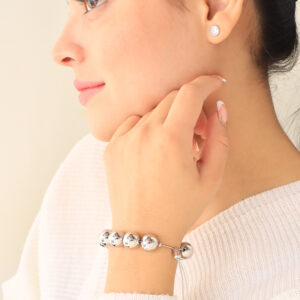 PULSERA .  BALINES EN BAÑO DE RODINADO