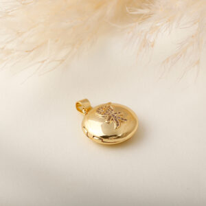 DIJE . C/ PIEDRAS EN BAÑO DE ORO