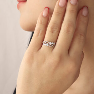 ANILLO . C/ PIEDRAS EN BAÑO DE RODINADO