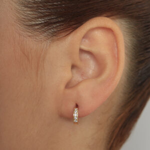 TOPO  CIRCON EN ORO LAMINADO