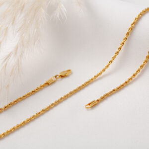 CADENA . LAZO EN ORO LAMINADO