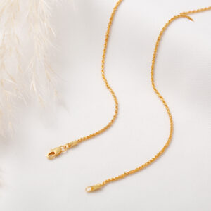 CADENA . LAZO EN ORO LAMINADO
