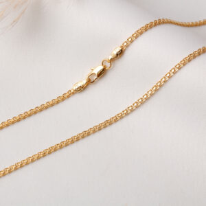 CADENA . LONG CURB EN ORO LAMINADO
