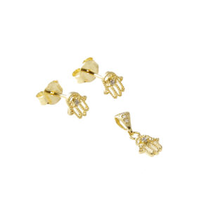 JUEGOS  MOSTACILLA EN ORO LAMINADO