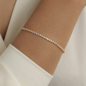 PULSERA . ARGOLLA EN ORO LAMINADO