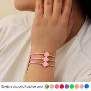 PULSERA . LOOSE ROPE EN BAÑO DE ORO ENSAMBLADO