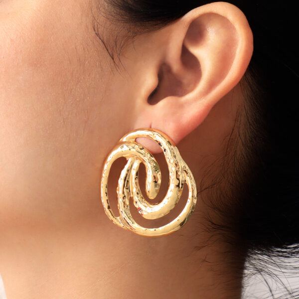ARETE TOPO FIGURAS EN BAÑO DE ORO