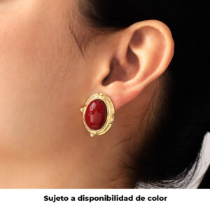 ARETE TOPO FIGURAS EN BAÑO DE ORO
