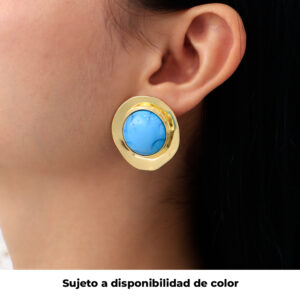 TOPO  PIEDRAS EN BAÑO DE ORO