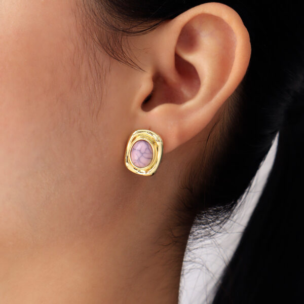 TOPO C/ PIEDRAS EN BAÑO DE ORO