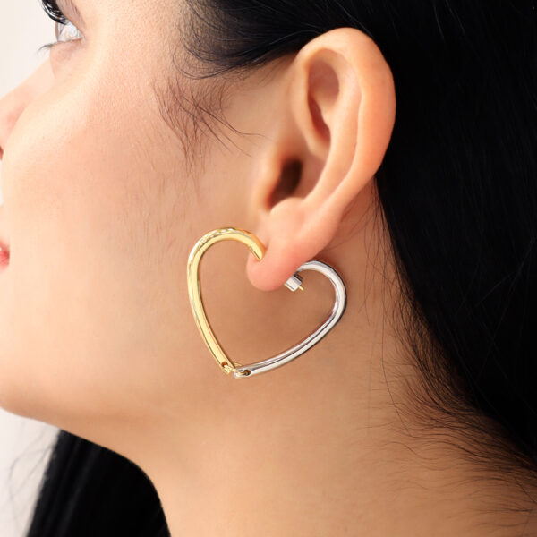 ARETE TOPO  EN BAÑO DE ORO