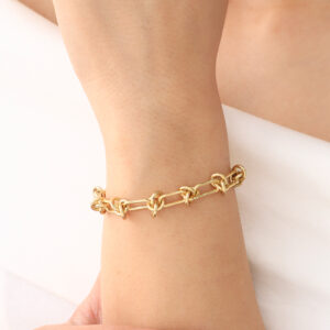 PULSERA . MISERICORDIA EN BAÑO DE ORO