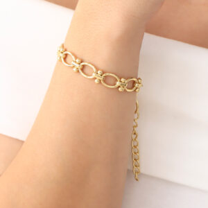 PULSERA . MISERICORDIA EN BAÑO DE ORO