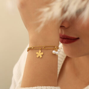 PULSERA .  DIJES EN ACERO INOXIDABLE