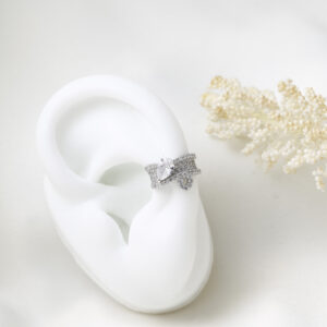 EARCUFF C/ PIEDRAS EN BAÑO DE RODINADO