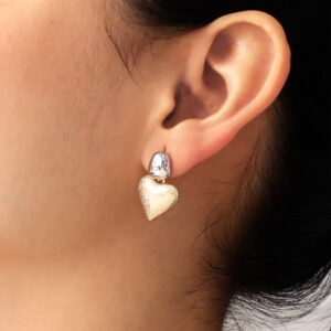 ARETE TOPO  EN BAÑO DE ORO