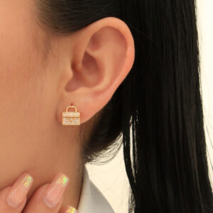 TOPO C/ PIEDRAS EN BAÑO DE ORO