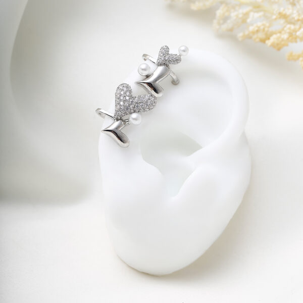 EARCUFF C/ PIEDRAS EN BAÑO DE RODINADO