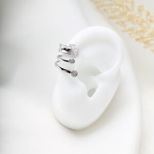EARCUFF  PIEDRAS EN BAÑO DE RODINADO