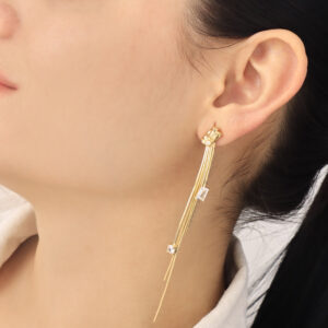 ARETE TOPO FIGURAS EN BAÑO DE ORO