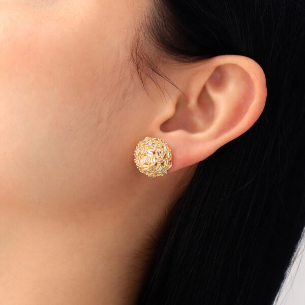 TOPO C/ PIEDRAS EN BAÑO DE ORO