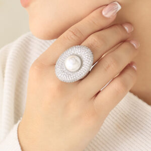 ANILLO .  DIJES EN BAÑO DE RODINADO