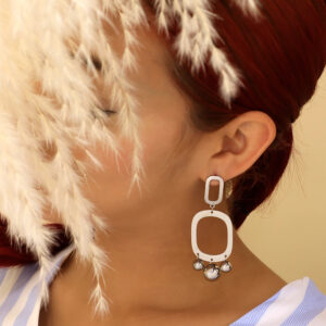 ARETE TOPO MICROCIRCON EN ACERO INOXIDABLE
