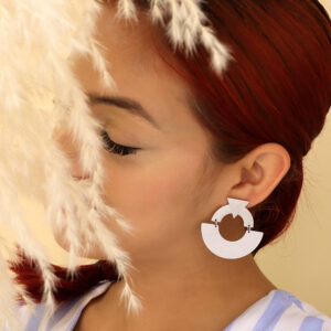 ARETE TOPO MICROCIRCON EN ACERO INOXIDABLE