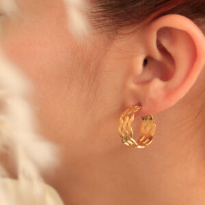 TOPO FLOR EN ACERO INOXIDABLE