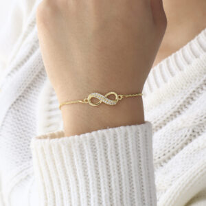 PULSERA . FIGURAS PIEDRAS EN BANO DE ORO