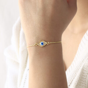 PULSERA . FIGURAS PIEDRAS EN BANO DE ORO