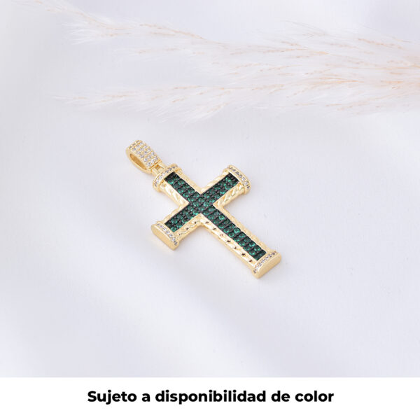 DIJE .  CRISTAL EN BANO DE ORO
