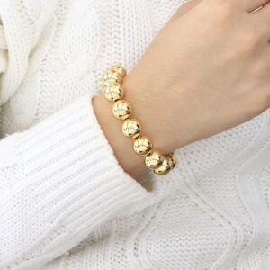 PULSERA . C/ BALIN EN BAÑO DE ORO ENSAMBLADO