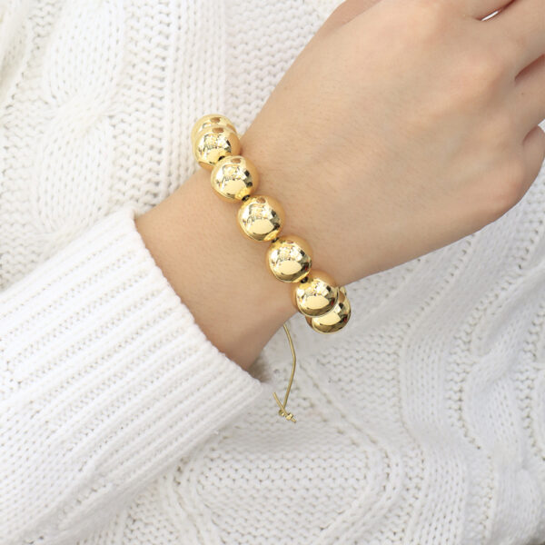 PULSERA . C/ BALIN EN BAÑO DE ORO ENSAMBLADO