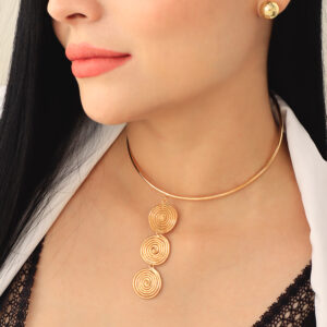 CHOKER FLEXIBLE EN BRONCE