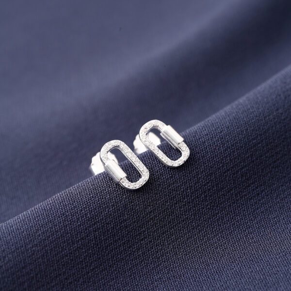 TOPO MICROCIRCON EN PLATA LEY 925